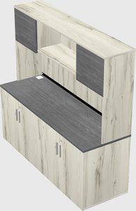 Storage cabinet credenza