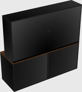 Storage cabinet credenza