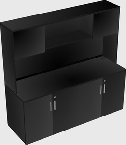 Storage cabinet credenza