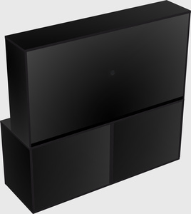 Storage cabinet credenza