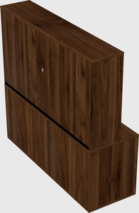 Lateral file cabinet credenza