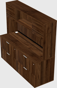 Lateral file cabinet credenza