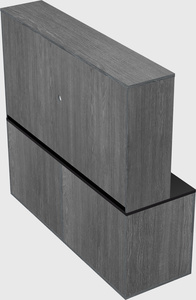 Lateral file cabinet credenza