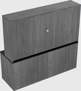 Lateral file cabinet credenza