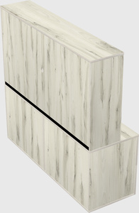Lateral file cabinet credenza