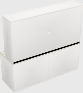 Lateral file cabinet credenza