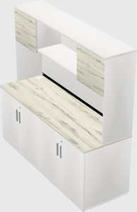 Storage cabinet credenza