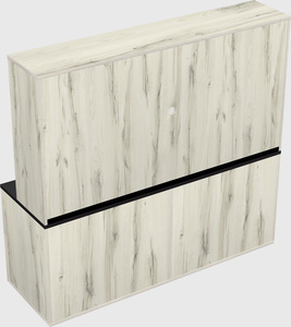 Lateral file cabinet credenza