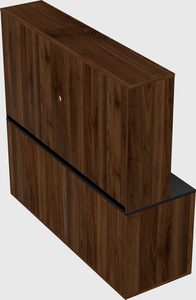 Lateral file cabinet credenza