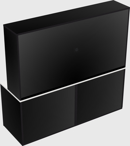 Storage cabinet credenza