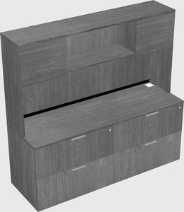 Lateral file cabinet credenza