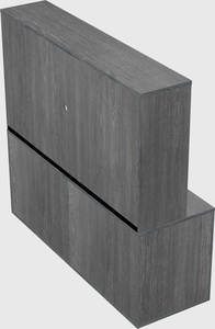 Lateral file cabinet credenza