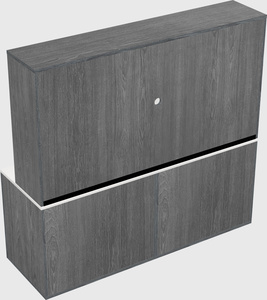 Lateral file cabinet credenza