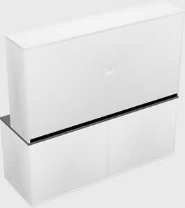Lateral file cabinet credenza