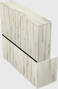 Lateral file cabinet credenza