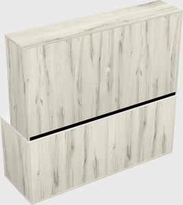 Lateral file cabinet credenza