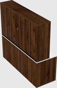 Lateral file cabinet credenza