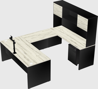 U-shaped desk