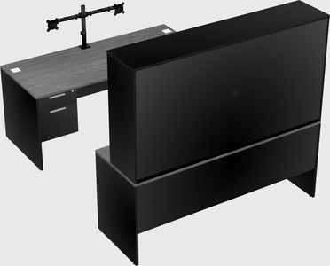 U-shaped desk