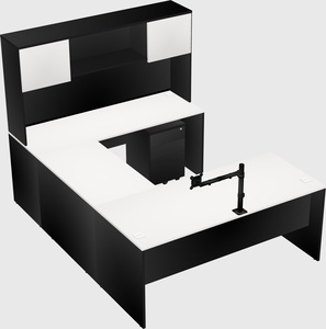 U-shaped desk