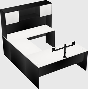 U-shaped desk