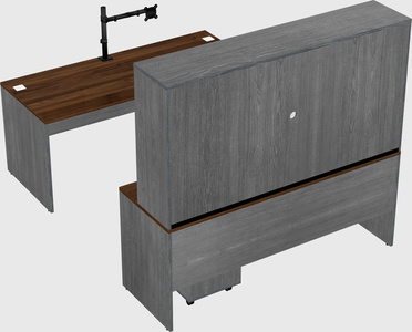 U-shaped desk