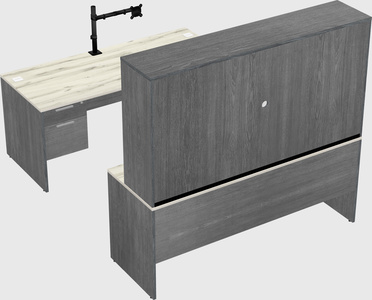 U-shaped desk