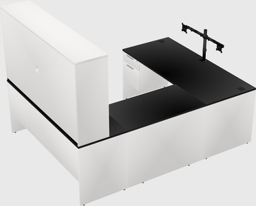 U-shaped desk