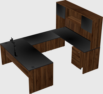 U-shaped desk