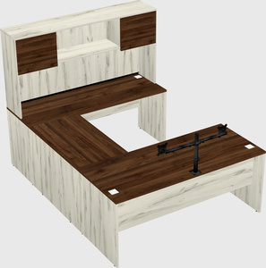 U-shaped desk