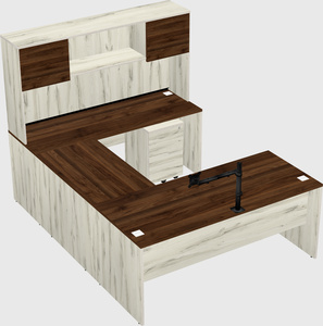 U-shaped desk
