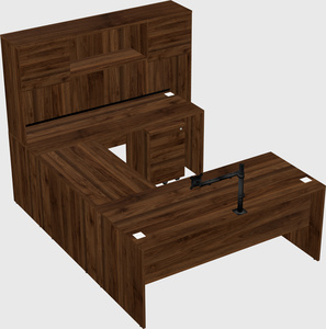 U-shaped desk