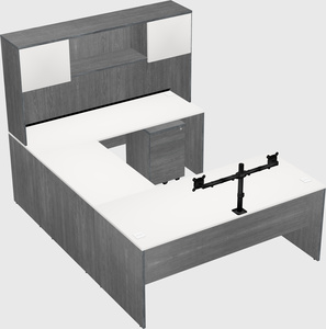 U-shaped desk
