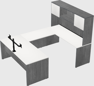 U-shaped desk