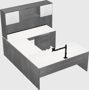 U-shaped desk