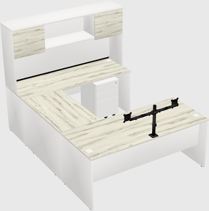 U-shaped desk