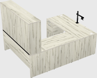 U-shaped desk