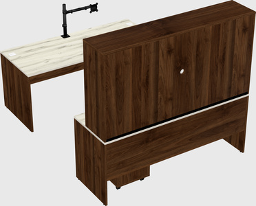 U-shaped desk