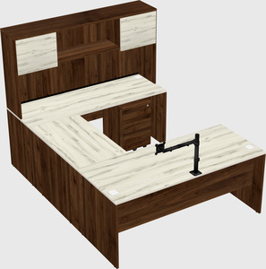 U-shaped desk