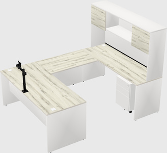 U-shaped desk