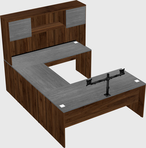 U-shaped desk