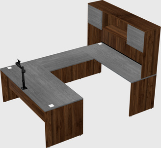 U-shaped desk