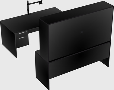 U-shaped desk