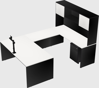 U-shaped desk