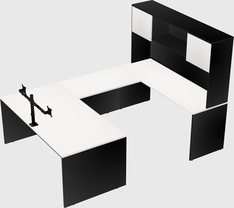 U-shaped desk