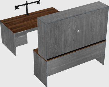 U-shaped desk