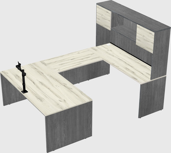 U-shaped desk