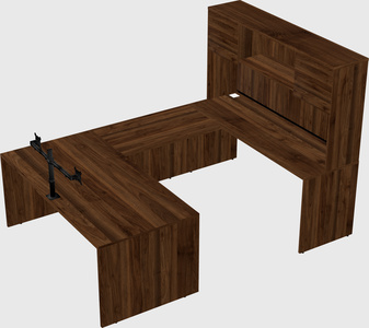 U-shaped desk