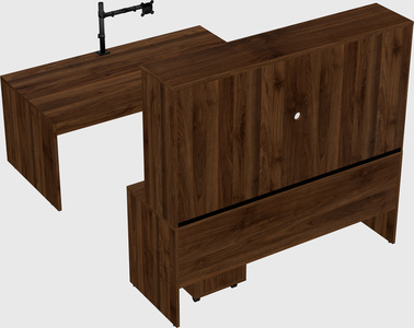 U-shaped desk
