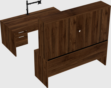 U-shaped desk